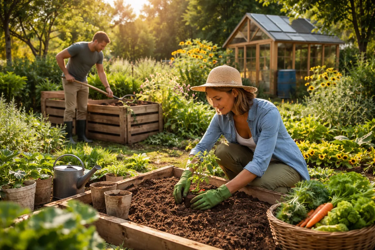 Comment réaliser des travaux de jardinage pour favoriser un habitat durable