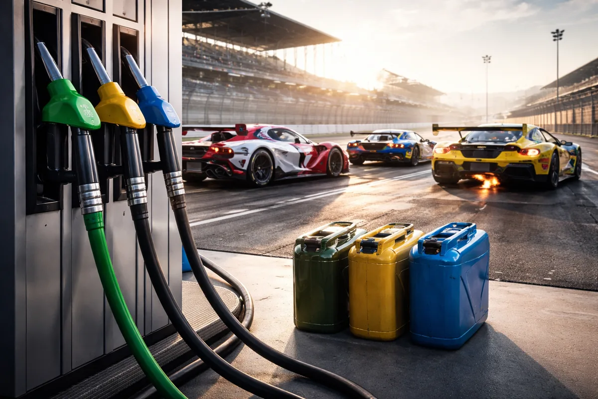 Les différents types de carburants pour les voitures de course